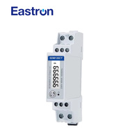 Compteur d'énergie monophasé Eastron SDM120CT-M 40mA CT sur rail DIN, RS485 Modbus, bidirectionnel, pour systèmes photovoltaïques, homologué SAA pour la Nouvelle-Zélande et l'Australie