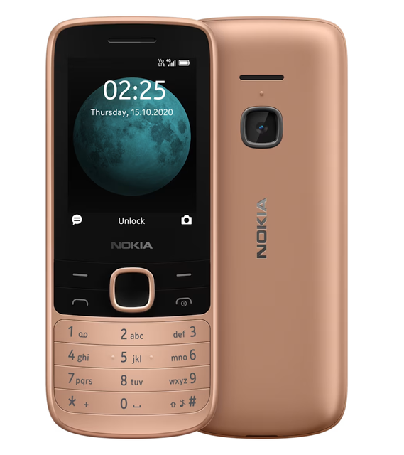 New Arrival OEM 225 4G Bar Feature Phone 2.4inch LCD Display QWERTY Keyboard Dual SIM Card Support 1000-1499mAh Battery 128x240