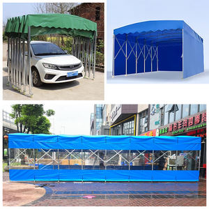 Outdoor Push and Pull Folding <b>Garage</b> <b>Carport</b> Steel Frame Trade Show Tent Large Warehouse Storage Shelter Tent - Product Image 6