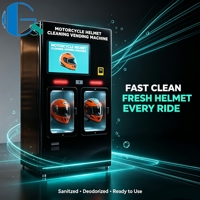 Machine de lavage de casques de moto en libre-service, distributeur automatique de nettoyage de casques, machine de nettoyage automatique de casques de moto