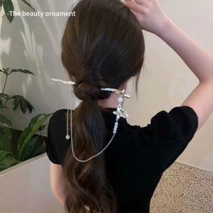 Nuevo Pasador de Pelo con Cadena de Mariposa Estilo Chino Dulce, Horquilla con Borlas Estilo Y2K, Palillo para el Cabello con Encanto, Uso Diario, Accesorio Vintage para el Cabello de Mujer - Product Image 4
