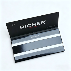 Richer <b>Rolling</b> Papers Double Windows 100 Papers Smoking Paper Customized Your Booklet Package - Product Image 3