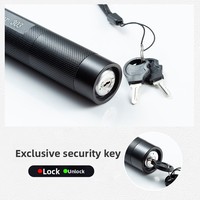 Pointeur laser lampe torche en alliage d'aluminium, projection d'étoiles, motifs multiples, longue portée, lumière puissante, pour l'enseignement et les présentations en extérieur