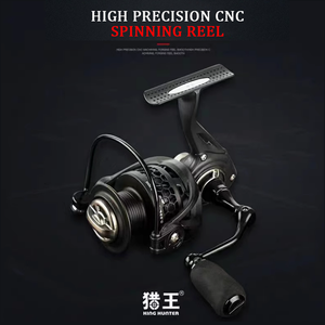 Moulinets de pêche à lancer Aukay <span class=keywords><strong>moins</strong></span> chers, légers, pour la pêche sur roche, séries 1000/2000/3000, 7+1 roulements, corps principal en <span class=keywords><strong>fibre</strong></span> de verre et nylon - Product Image 2