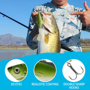 LUSHAZER Lot de 24 œufs artificiels en plastique, kit de pêche, 390g, leurres métalliques, leurres crayon, leurres pour la pêche - Product Image 6