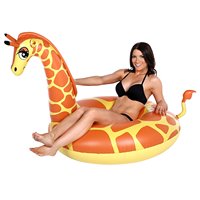 Jouet gonflable amusant en forme de girafe pour la plage, la piscine, les fêtes, en PVC, 190x150x160cm, certifié CE
