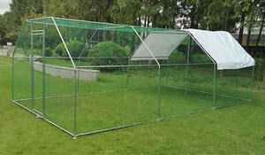 Fabrika sıcak satış 6x3x2m büyük Metal tavuk Coop <span class=keywords><strong>Run</strong></span>, katlanır tavuk Coop kafesleri - Product Image 2