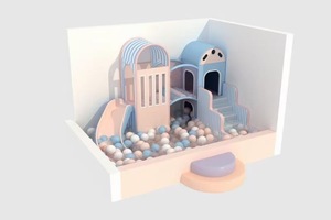 Nhà Sản Xuất Của Bán Buôn Rừng Rừng Mềm Chơi Thiết Lập Sân Chơi Trong Nhà Thiết Bị Với Nghịch Ngợm Lâu Đài Trượt Trò Chơi Cho Trẻ Em - Product Image 4