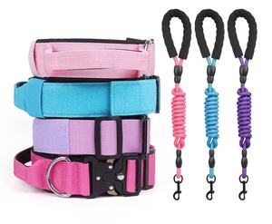 <span class=keywords><strong>Collar</strong></span> y Correa Táctica para Perro, Duradera, Simple, Antiexplosión, para Perros Grandes, Entrenamiento al Aire Libre, Reflectante, de Nailon/Metal - Product Image 5