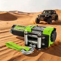 Treuil électrique tout-terrain 4x4 personnalisé de 3500 lb 12v avec câble en acier de 9 m