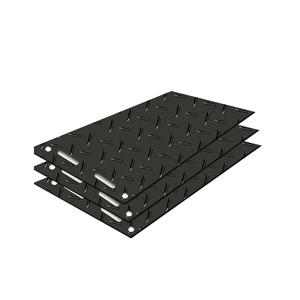 100% vierge HDPE 4X8 Construction temporaire Protection de piste Tapis de sol PE Matériel coupé à la taille Service - Product Image 3