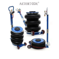 Altertool 3 Ton Pneumatic Air Jacks Gonflable Air Bag Car JackPortable Triple Balloon Type Air Lift Bag Jack Cric for Fast