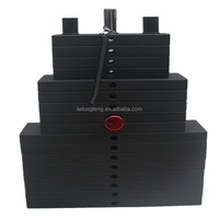 Pro Steel Power Rack Multigym, Equipo de Gimnasio Comercial/Profesional, Máquina de Ejercicios con Peso de Placas