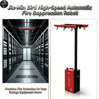 Robot d'extinction d'incendie automatique haute sensibilité et haute vitesse Jiu Min Bird, agent Novec 1230 pour salle serveur et centre de données de précision