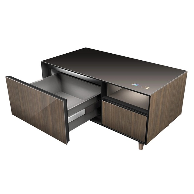 Smart Living Room Furniture Coffee Table with Fridge and Speaker