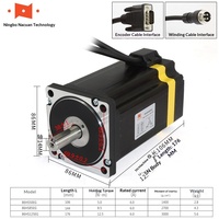 Driver Stepper Hybrid HSD86 Loop Tertutup 2-Fase 48V DC + Kit Motor 86HS Tanpa Kehilangan Langkah Torsi Tinggi NEMA 34 Servo Mudah