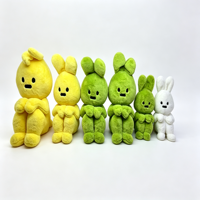 Peluche Lapin Mignon, Poupée Lapin en Peluche Multi-Tailles et Multi-Couleurs, Peluche Lapin Douce pour Décoration Intérieure et Machine à Griffes, Personnalisation OEM
