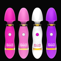 Mini bâton vibrant AV, dispositif de masturbation féminine, bâton de massage, stimulation du point G, jouet sexuel portable pour adultes, bruit de 50 dB