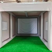 Tente de golf gonflable portable, mini simulateur de golf, cage de simulation, tente pop-up pour l'entraînement au golf en extérieur et en intérieur
