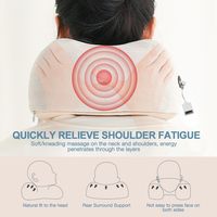 2025 vente chaude oreiller de Massage du cou SPA pétrissage profond Vibration Portable oreiller de voyage pour le soulagement de la douleur musculaire oreiller de voyage intelligent