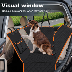Funda Impermeable para Asiento Trasero de Coche para Perros, de Oxford 600D Antiarañazos, con Patrón Sólido, Alfombrillas de Viaje para Mascotas - Product Image 2