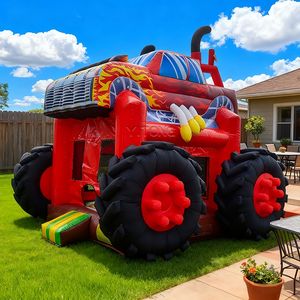 Custom Commercial Inflatable Jump Bouncy Castle <strong>Jumper</strong> Small Monster Truck Bounce House for Party - Product Image 1