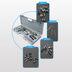 Kingsdun — jeu de clés à cliquet, jeu d'<span class=keywords><strong>outils</strong></span> pour les réparations automobiles, mécanique, 52 pièces - Product Image 4