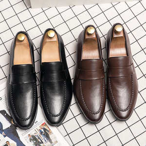 Chaussures habillées quotidiennes pour mariage, à bout renforcé, en cuir PU, pour hommes, décontractées, tendance, motif serpent, style Oxford, mocassins de conduite pour les fêtes - Product Image 6