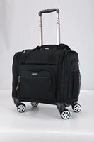 Valise à roulettes en tissu de qualité supérieure, unisexe, pour pilote, en alliage d'aluminium, sac de voyage Oxford, petite valise, vente en gros d'usine