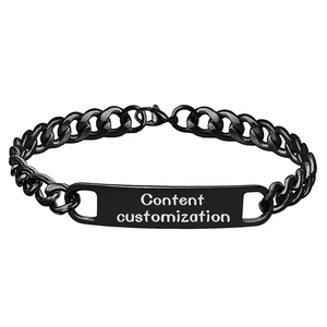 Bracelet Tendance en Acier Inoxydable Plaqué Or Géométrique Vierge Transfrontalier <span class=keywords><strong>pour</strong></span> Publicité Logo Cadeaux <span class=keywords><strong>d</strong></span>'<span class=keywords><strong>Anniversaire</strong></span> et <span class=keywords><strong>de</strong></span> Fêtes à Graver - Product Image 6
