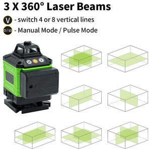 <span class=keywords><strong>Nivel</strong></span> Láser 3D, <span class=keywords><strong>Nivel</strong></span> Láser de Pared de 16 Líneas, Autonivelante 4D, <span class=keywords><strong>Nivel</strong></span> Láser Rotatorio Verde de 360° - Product Image 6