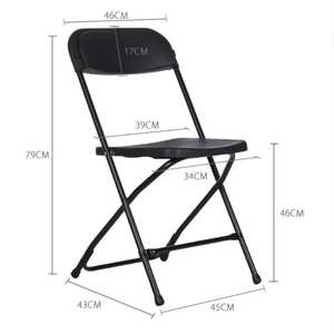 High Quality Customized Size Foldable Outdoor 6ft/8ft <b>Plastic</b> Metal Frame <b>Garden</b> <b>Chair</b> - Product Image 5