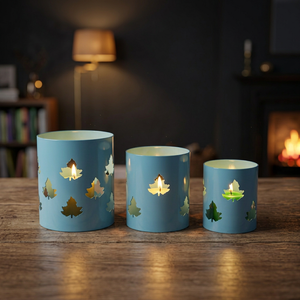 Juego de 3 Portavelas de Hierro - Product Image 3