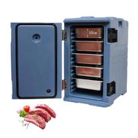 Sunmax 90L Warm halten Gewerblicher Transport behälter Thermo boxen Isolierter Lebensmittel pfannen träger Catering-Heiz schrank
