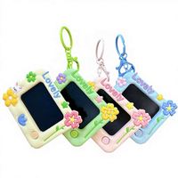 Pendentif de sac à dos personnalisé en toile graffiti DIY, motif dessin animé mignon, accessoires porte-clés, pendentif de portefeuille, cadeau pour femme
