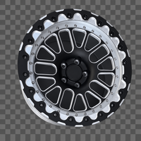 Jantes de course forgées 5x112 5x120 5x114.3, jantes en alliage d'aluminium T6061 personnalisées avec beadlock, pour course de dragster, pour Nissan GTR, pour Corvette