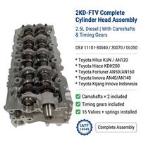 2KD-FTV Rakitan Kepala Silinder Lengkap Camshaft 11101-30040 30070 Toyota Hilux Hiace Fortuner Innova 2.5L