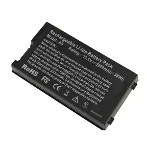 High quality Laptop battery for Asus A8 A8 Series A8000 F8 N80 X80 Z99 for A32-A8 battery