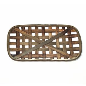 Natürliche holz bauernhaus dekorieren tabak körbe - Product Image 1