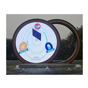 Grand écran d'affichage rond de télévision LED P10 P8 P6 P5 P4 P3, étanche, format géant, pour l'extérieur - Product Image 6