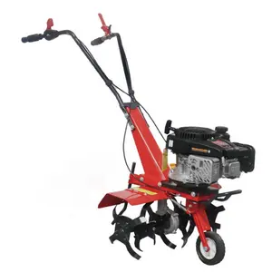 JIESHI OEM ODM 4 Stroke 139CC Mini Cultivator Tiller 14 Inch Gear Driven Agricultural Farming Small Cultivating Machine