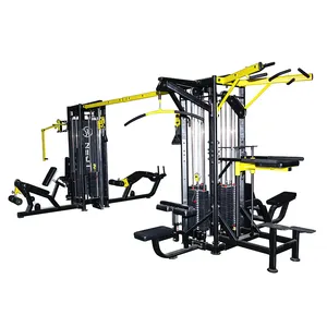 Commerciële Multi Station Gym 8 Multi Functie Station Fitnessapparatuur Sport Machine Commerciële Gebruik Power Tower