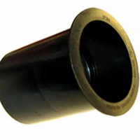 Caplugs Série CPR – Tube ondulé en caoutchouc / Soufflet en caoutchouc noir avec moulage en nylon – Service de moulage robuste et résistant aux chocs pour l'automobile