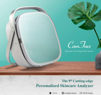 Analizador de Piel Facial Portátil MX de Fábrica OEM, Detector de Arrugas, Análisis de Humedad, Simulación de Envejecimiento, para Salón de Belleza, Uso Cosmético