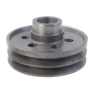 Factory Wholesale reinforced 4d95 Wl84-11-401 Two Grooves Crankshaft Wheel Pulley And Crankshaft Pulley For Pc130-7 Excavator