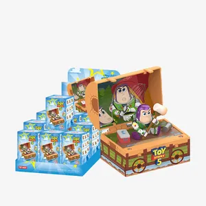 POP MART Oficial 2026, Disney <span class=keywords><strong>Pixar</strong></span>, Toy Story 5, Figuras en Caja Ciega, Escena Clásica de Dibujos Animados, Juguete Coleccionable para Fans - Product Image 1