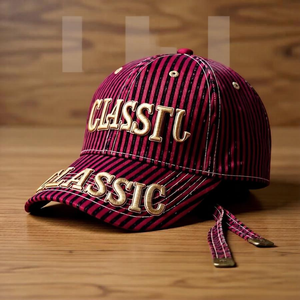 Casquettes de baseball personnalisées unisexes respirantes et imperméables à 6 panneaux brodées en pur coton pour grandes tailles de tête - Product Image 2