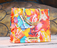 Sac fourre-tout réutilisable en PP tissé, grande capacité, écologique, avec bandoulière, logo personnalisé et design personnalisable, fabriqué en Chine