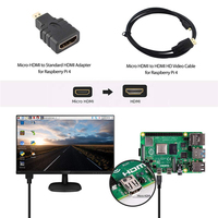 Kit de Inicio Completo para Raspberry Pi 4 con Placa Pi 4 Modelo B de 4GB de RAM y Tarjeta Micro SD de 32GB