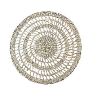 <b>Rustic</b> Handmade Seagrass Placemat Natural Woven <b>Dining</b> <b>Table</b> Mat Eco Friendly <b>Farmhouse</b> Kitchen <b>Table</b> Decoration - Product Image 4